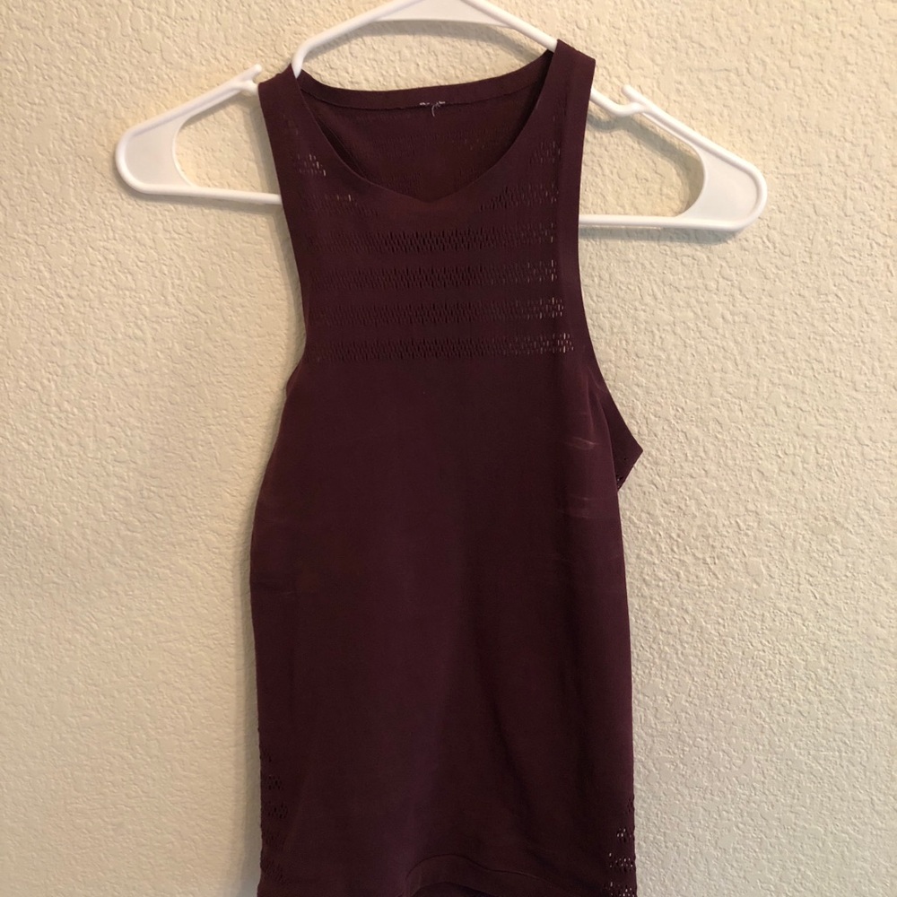 Lululemon High Neck cutout tank